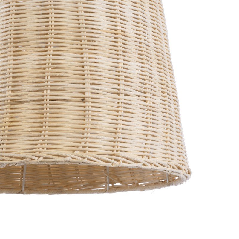 GLOBOSTAR® BAHAMAS 01202 Boho Κρεμαστό Φωτιστικό Οροφής με Ντουί 1 x E27 AC 220-240V IP20 - Μπεζ - Μ30 x Π30 x Υ40cm