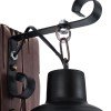 GLOBOSTAR® BRASRA 01204 Vintage Φωτιστικό Τοίχου - Απλίκα με Ντουί 1 x E27 AC 220-240V IP20 - Καφέ & Μαύρο - Μ15 x Π20 x Υ30cm GLOBOSTAR® BRASRA 01204 Vintage Φωτιστικό Τοίχου - Απλίκα με Ντουί 1 x E27 AC 220-240V IP20 - Καφέ & Μαύρο - Μ15 x Π20 x Υ30cm