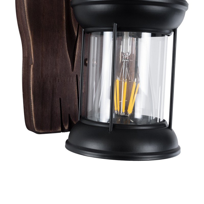 GLOBOSTAR® BRASRA 01204 Vintage Φωτιστικό Τοίχου - Απλίκα με Ντουί 1 x E27 AC 220-240V IP20 - Καφέ & Μαύρο - Μ15 x Π20 x Υ30cm GLOBOSTAR® BRASRA 01204 Vintage Φωτιστικό Τοίχου - Απλίκα με Ντουί 1 x E27 AC 220-240V IP20 - Καφέ & Μαύρο - Μ15 x Π20 x Υ30cm