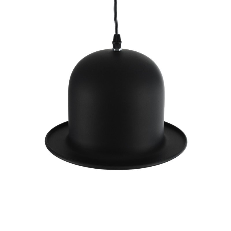 GLOBOSTAR® CHARLO 01214 Vintage Κρεμαστό Φωτιστικό Οροφής με Ντουί 1 x E27 AC 220-240V IP20 - Μαύρο & Χρυσό - Μ26 x Π26 x Υ16cm