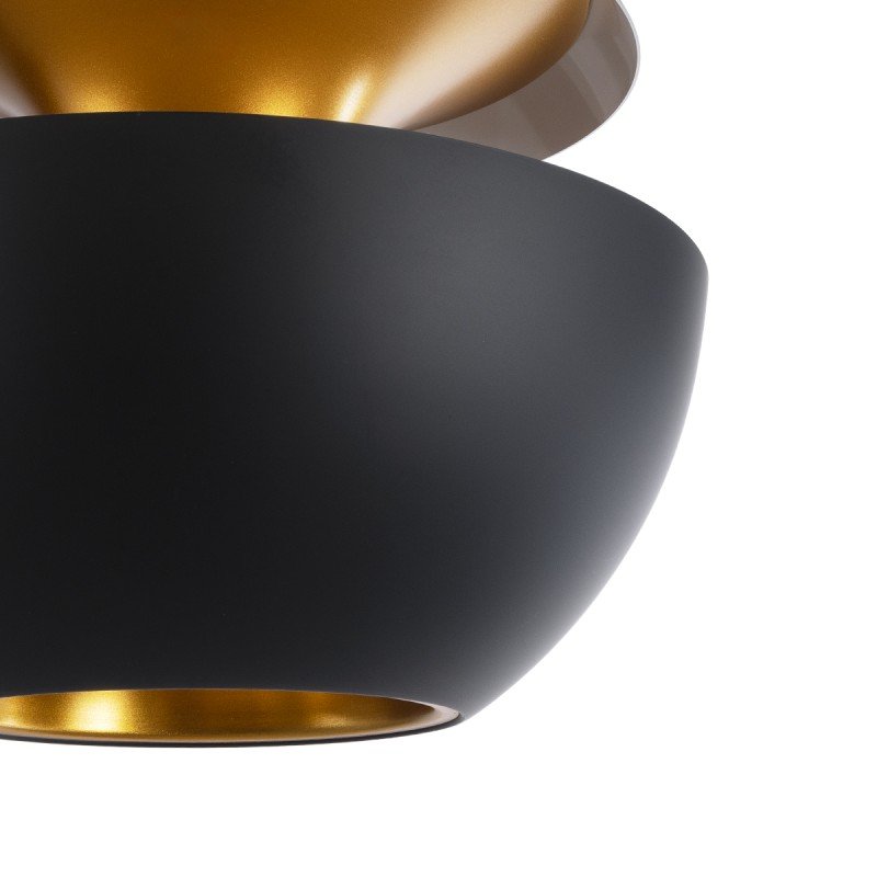 GLOBOSTAR® SEVILLE 01269 Μοντέρνο Κρεμαστό Φωτιστικό Οροφής με Ντουί 1 x E27 AC 220-240V IP20 - Μαύρο & Χρυσό - Μ35 x Π35 x Υ35cm GLOBOSTAR® SEVILLE 01269 Μοντέρνο Κρεμαστό Φωτιστικό Οροφής με Ντουί 1 x E27 AC 220-240V IP20 - Μαύρο & Χρυσό - Μ35 x Π35 x Υ35cm