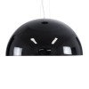 GLOBOSTAR® SERENIA 01272 Μοντέρνο Κρεμαστό Φωτιστικό Οροφής με Ντουί 1 x E27 AC 220-240V IP20 - Μαύρο & Λευκό - Μ90 x Π90 x Υ40cm