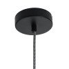 GLOBOSTAR® TRIBECA 01321 Μοντέρνο Κρεμαστό Φωτιστικό Οροφής με Ντουί 1 x E27 AC 220-240V IP20 - Γκρι - Μ20 x Π20 x Υ26cm