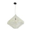 GLOBOSTAR® KENTUCKY 01865 Vintage Κρεμαστό Φωτιστικό Οροφής με Ντουί 1 x E27 AC 220-240V IP20 - Μπεζ - Μ60 x Π60 x Υ50cm