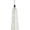 GLOBOSTAR® KENTUCKY 01880 Vintage Κρεμαστό Φωτιστικό Οροφής με Ντουί 1 x E27 AC 220-240V IP20 - Μπεζ - Μ30 x Π30 x Υ50cm