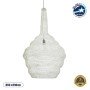 GLOBOSTAR® KENTUCKY 01883 Vintage Κρεμαστό Φωτιστικό Οροφής με Ντουί 1 x E27 AC 220-240V IP20 - Λευκό - Μ60 x Π60 x Υ90cm