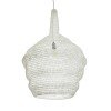 GLOBOSTAR® KENTUCKY 01883 Vintage Κρεμαστό Φωτιστικό Οροφής με Ντουί 1 x E27 AC 220-240V IP20 - Λευκό - Μ60 x Π60 x Υ90cm