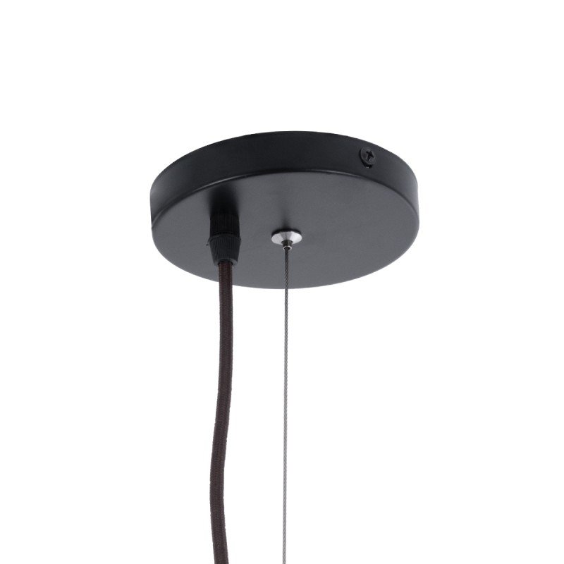 GLOBOSTAR® KENTUCKY 01884 Vintage Κρεμαστό Φωτιστικό Οροφής με Ντουί 1 x E27 AC 220-240V IP20 - Καφέ - Μ60 x Π60 x Υ90cm