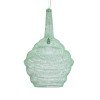 GLOBOSTAR® KENTUCKY 01885 Vintage Κρεμαστό Φωτιστικό Οροφής με Ντουί 1 x E27 AC 220-240V IP20 - Τιρκουάζ - Μ60 x Π60 x Υ90cm
