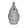 GLOBOSTAR® KENTUCKY 01896 Vintage Κρεμαστό Φωτιστικό Οροφής με Ντουί 1 x E27 AC 220-240V IP20 - Καφέ - Μ40 x Π40 x Υ70cm