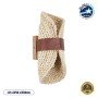GLOBOSTAR® GUAVA 02385 Boho Φωτιστικό Τοίχου - Απλίκα με Ντουί 2 x G9 AC 220-240V IP20 - Μπεζ & Καφέ - Μ11 x Π13 x Υ30cm
