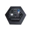 GloboStar® 51201 HALO HEXA Επαγγελματικό Φωτιστικό Ειδικών Εφέ DIGITAL MATRIX PIXEL & Blinder - 3 x 80W LED COB Chips Ultra Gold Warm White 2200K & 30 x 0.5W LED SMD5050 Chips RGB - AC 220V-240V DMX512 Display on Body - Μαύρο - Μ38 x Π38 x Υ22cm -