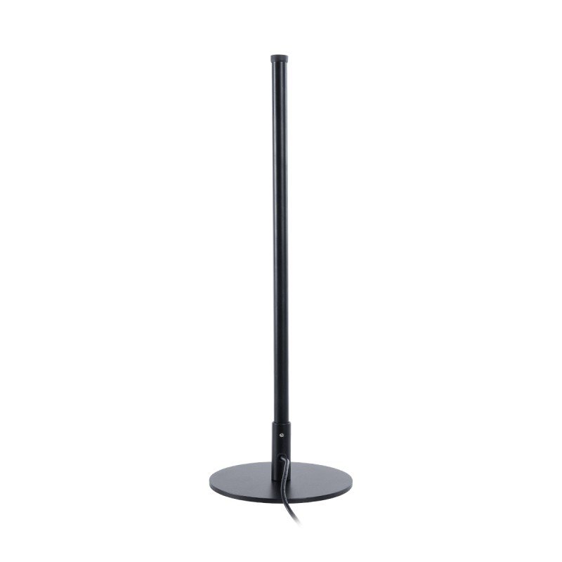 GLOBOSTAR® DALUMA 60467 Μοντέρνο Επιτραπέζιο Φωτιστικό LED 8W 880lm 200° AC 220-240V IP20 Ρυθμιζόμενο Λευκό CCT με On/Off 2700K/4500K/6000K - Lumileds SMD Chip - Μαύρο - Μ15 x Π15 x Υ46cm - 3 Χρόνια Εγγύηση
