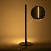 GLOBOSTAR® DALUMA 60467 Μοντέρνο Επιτραπέζιο Φωτιστικό LED 8W 880lm 200° AC 220-240V IP20 Ρυθμιζόμενο Λευκό CCT με On/Off 2700K/4500K/6000K - Lumileds SMD Chip - Μαύρο - Μ15 x Π15 x Υ46cm - 3 Χρόνια Εγγύηση