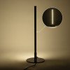 GLOBOSTAR® DALUMA 60467 Μοντέρνο Επιτραπέζιο Φωτιστικό LED 8W 880lm 200° AC 220-240V IP20 Ρυθμιζόμενο Λευκό CCT με On/Off 2700K/4500K/6000K - Lumileds SMD Chip - Μαύρο - Μ15 x Π15 x Υ46cm - 3 Χρόνια Εγγύηση