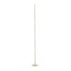 GLOBOSTAR® DALUMA 60472 Μοντέρνο Επιδαπέδιο Φωτιστικό LED 24W 2640lm 200° AC 220-240V IP20 Ρυθμιζόμενο Λευκό CCT με On/Off 2700K/4500K/6000K - Lumileds SMD Chip - Σατινέ Χρυσό Βούρτσας - Μ18 x Π18 x Υ160cm - 3 Χρόνια Εγγύηση