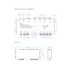 GloboStar® 73136 DMA SKYDANCE DC DMX512 Signal Splitter / Amplifier 4 Καναλιών DC 12-36V - IP20 Μ25.6 x Π9.2 x Υ3.8cm - 5 Χρόνια Εγγύηση