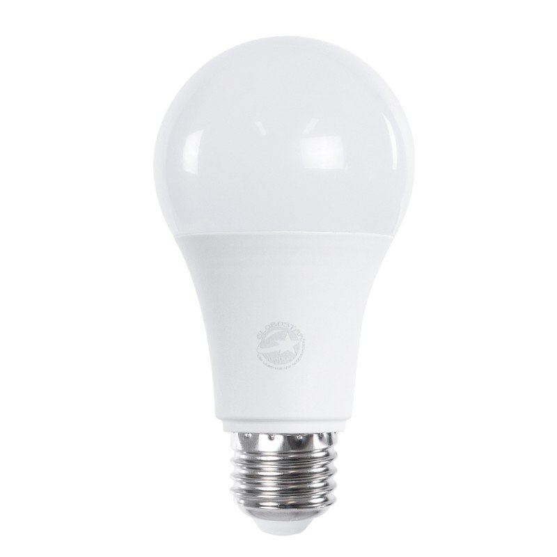GLOBOSTAR® GLOBE 60056 Λάμπα E27 A60 με Αισθητήρα Κίνησης Microwave LED 10W 940lm 260° AC 220-240V IP20 Θερμό Λευκό 2700K - Lumileds SMD Chip - Λευκό Γαλακτερό - Μ6 x Π6 x Υ11cm - 3 Χρόνια Εγγύηση