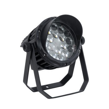 GLOBOSTAR® FLOODKARA 90818 Προβολέας Σποτ Wall Washer με Αντιθαμβωτική Γρίλια LED 54W 6480lm 5° DC 24V Αδιάβροχο IP67 Θερμό Λευκό 2700K Dimmable - CREE XPE Chip - Γκρι Ανθρακί - Μ28 x Π32 x H27cm - 3 Χρόνια Εγγύηση