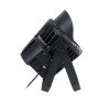 GLOBOSTAR® FLOODKARA 90818 Προβολέας Σποτ Wall Washer με Αντιθαμβωτική Γρίλια LED 54W 6480lm 5° DC 24V Αδιάβροχο IP67 Θερμό Λευκό 2700K Dimmable - CREE XPE Chip - Γκρι Ανθρακί - Μ28 x Π32 x H27cm - 3 Χρόνια Εγγύηση