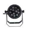 GLOBOSTAR® FLOODKARA 90820 Προβολέας Σποτ Wall Washer με Αντιθαμβωτική Γρίλια LED 54W 5940lm 5° DC 24V Αδιάβροχο IP67 Πολύχρωμο RGBW Dimmable DMX512 - CREE XPE Chip - Γκρι Ανθρακί - Μ28 x Π32 x H27cm - 3 Χρόνια Εγγύηση