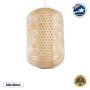 GLOBOSTAR® MAURITIUS 00901 Boho Κρεμαστό Φωτιστικό Οροφής με Ντουί 1 x E27 AC 220-240V IP20 - Μπεζ - Μ40 x Π40 x Υ60cm