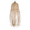 GLOBOSTAR® MANILA 01713 Boho Κρεμαστό Φωτιστικό Οροφής με Ντουί 1 x E27 AC 220-240V IP20 - Μπεζ - Μ25 x Π25 x Υ60cm