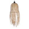 GLOBOSTAR® MANILA 01713 Boho Κρεμαστό Φωτιστικό Οροφής με Ντουί 1 x E27 AC 220-240V IP20 - Μπεζ - Μ25 x Π25 x Υ60cm