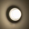 GLOBOSTAR® NEXUS 60763 Μοντέρνο Φωτιστικό Τοίχου - Απλίκα LED 10W 1050lm 120° AC 220-240V Αδιάβροχο IP65 Φυσικό Λευκό 4500K - Bridgelux SMD Chip - Λευκό Ματ - Μ17 x Π17 x Υ9cm - 3 Χρόνια Εγγύηση
