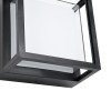 GLOBOSTAR® MAJESTIC 60773 Μοντέρνο Φωτιστικό Τοίχου - Απλίκα LED 10W 1050lm 120° AC 220-240V Αδιάβροχο IP65 Φυσικό Λευκό 4500K - Bridgelux SMD Chip - Μαύρο Ματ - Μ17 x Π17 x Υ9cm - 3 Χρόνια Εγγύηση