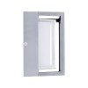 GLOBOSTAR® MAJESTIC 60774 Μοντέρνο Φωτιστικό Τοίχου - Απλίκα LED 10W 1050lm 120° AC 220-240V Αδιάβροχο IP65 Φυσικό Λευκό 4500K - Bridgelux SMD Chip - Γκρι - Μ17 x Π17 x Υ9cm - 3 Χρόνια Εγγύηση