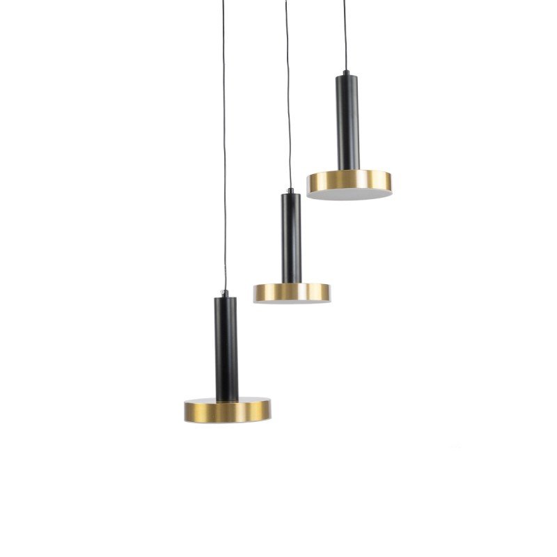 GLOBOSTAR® ZANE 60934 Μοντέρνο Κρεμαστό Φωτιστικό Οροφής LED 54W 6048lm 120° AC 220-240V IP20 Ρυθμιζόμενο Λευκό CCT με Χειριστήριο από 2700K έως 6000K Dimmable - Lumileds SMD Chip - Μαύρο Ματ & Χρυσό - Μ40 x Π40 x Υ20cm - 3 Χρόνια Εγγύηση GLOBOSTAR® ZANE 60934 Μοντέρνο Κρεμαστό Φωτιστικό Οροφής LED 54W 6048lm 120° AC 220-240V IP20 Ρυθμιζόμενο Λευκό CCT με Χειριστήριο από 2700K έως 6000K Dimmable - Lumileds SMD Chip - Μαύρο Ματ & Χρυσό - Μ40 x Π40 x Υ20cm - 3 Χρόνια Εγγύηση