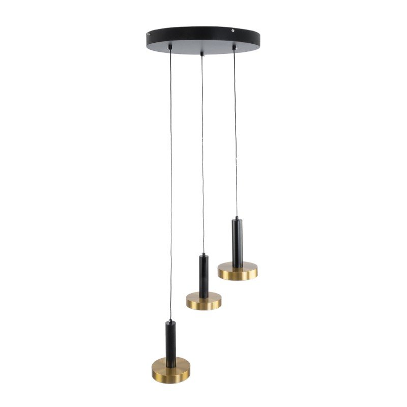 GLOBOSTAR® ZANE 60934 Μοντέρνο Κρεμαστό Φωτιστικό Οροφής LED 54W 6048lm 120° AC 220-240V IP20 Ρυθμιζόμενο Λευκό CCT με Χειριστήριο από 2700K έως 6000K Dimmable - Lumileds SMD Chip - Μαύρο Ματ & Χρυσό - Μ40 x Π40 x Υ20cm - 3 Χρόνια Εγγύηση GLOBOSTAR® ZANE 60934 Μοντέρνο Κρεμαστό Φωτιστικό Οροφής LED 54W 6048lm 120° AC 220-240V IP20 Ρυθμιζόμενο Λευκό CCT με Χειριστήριο από 2700K έως 6000K Dimmable - Lumileds SMD Chip - Μαύρο Ματ & Χρυσό - Μ40 x Π40 x Υ20cm - 3 Χρόνια Εγγύηση