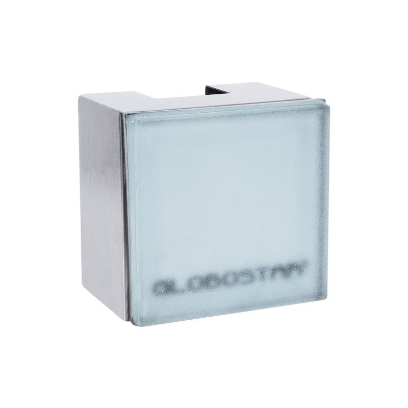 GLOBOSTAR® CYBOLITHOS 60946 Χωνευτό Αρχιτεκτονικο Φωτιστικό Σποτ Δαπέδου LED 2W 170lm 120° DC 24V Αδιάβροχο IP68 IK06 Μπλε Dimmable - Bridgelux SMD Chip - Γαλακτερό Tempered Glass & Ανοξείδωτο Ατσάλι SS316 - Μ10 x Π10x Υ8cm / Q10 x 10cm - 3 Χρόνια Εγγ