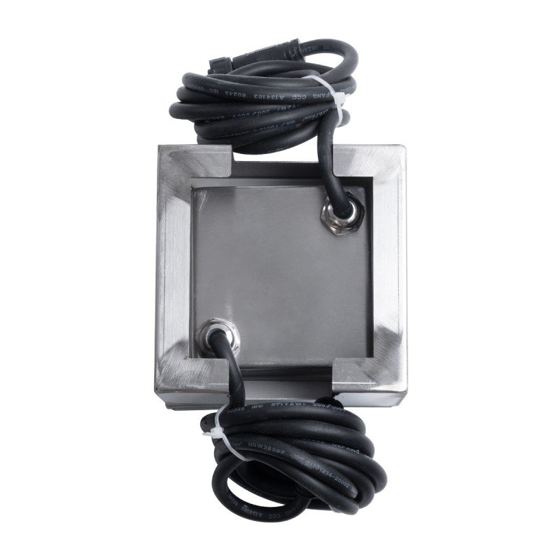 GLOBOSTAR® CYBOLITHOS 60946 Χωνευτό Αρχιτεκτονικο Φωτιστικό Σποτ Δαπέδου LED 2W 170lm 120° DC 24V Αδιάβροχο IP68 IK06 Μπλε Dimmable - Bridgelux SMD Chip - Γαλακτερό Tempered Glass & Ανοξείδωτο Ατσάλι SS316 - Μ10 x Π10x Υ8cm / Q10 x 10cm - 3 Χρόνια Εγγ