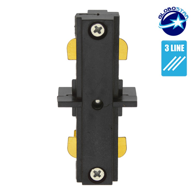 GloboStar S-40046 Διφασικός Connector 3 Καλωδίων Συνδεσμολογίας Γιώτα (Ι) για Μαύρη Ράγα Οροφής GloboStar S-40046 Διφασικός Connector 3 Καλωδίων Συνδεσμολογίας Γιώτα (Ι) για Μαύρη Ράγα Οροφής