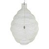GLOBOSTAR® KENTUCKY 01901 Vintage Κρεμαστό Φωτιστικό Οροφής με Ντουί 1 x E27 AC 220-240V IP20 - Λευκό - Μ80 x Π80 x Y110cm