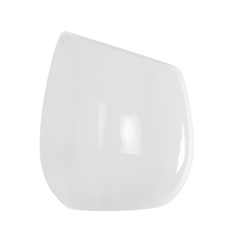 GloboStar® Artificial Garden GRENADA 20537 Διακοσμητική Κεραμική Γλάστρα Λευκή Φ12 x Υ13 GloboStar® Artificial Garden GRENADA 20537 Διακοσμητική Κεραμική Γλάστρα Λευκή Φ12 x Υ13