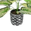 GloboStar® Artificial Garden CALADIUM 20889 Τεχνητό Διακοσμητικό Φυτό Τροπικό Καλάδιο Φ40 x Υ33cm
