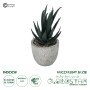 GloboStar® Artificial Garden SUCCULENT ALOE POTTED PLANT 21007 Διακοσμητικό Φυτό Αλόη  Φ7 x Υ14cm