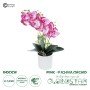 GloboStar® Artificial Garden PINK + FUCHSIA ORCHID 21079 Διακοσμητικό Φυτό Ροζ - Φούξια Ορχιδέα Υ45cm
