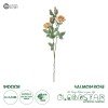 GloboStar® Artificial Garden SALMON ROSE BRANCH 21149 Τεχνητό Διακοσμητικό Κλαδί Σαμπανιζέ Τριαντάφυλλο Y65cm