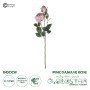 GloboStar® Artificial Garden PINK DAMASK CLIMBING ROSE BRANCH 21199 Τεχνητό Διακοσμητικό Κλαδί Τριαντάφυλλο Ροζ Y55cm