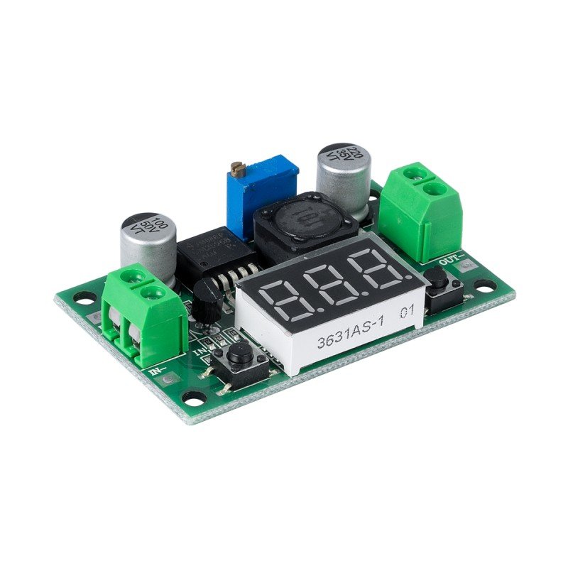 GLOBOSTAR® CONVERTER 73111 Ρυθμιστής Τάσης με Είσοδο από DC 4V έως DC 40V & Έξοδο από DC 1.3V έως DC 37V 1 x 3A Max IP20 - Μ5.5 x Π3.5 x Υ1.2cm - 2 Χρόνια Εγγύηση