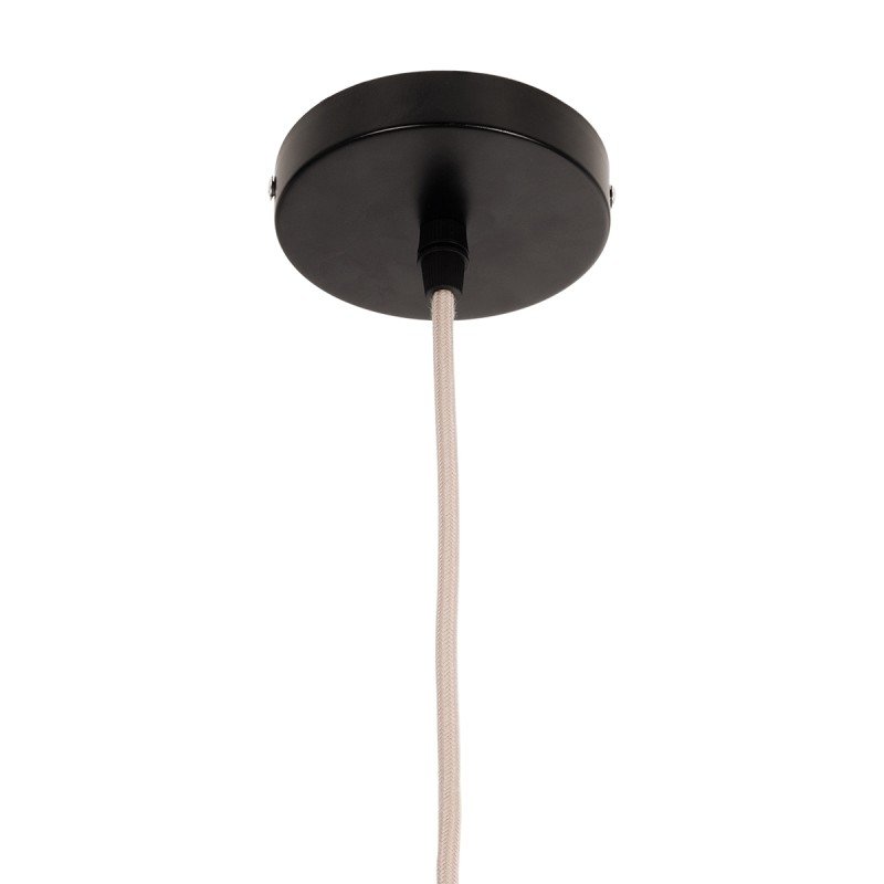 GLOBOSTAR® JJENSON 00911 Boho Κρεμαστό Φωτιστικό Οροφής με Ντουί 1 x E27 AC 220-240V IP20 - Μπεζ - Μ35 x Π35 x Υ35cm