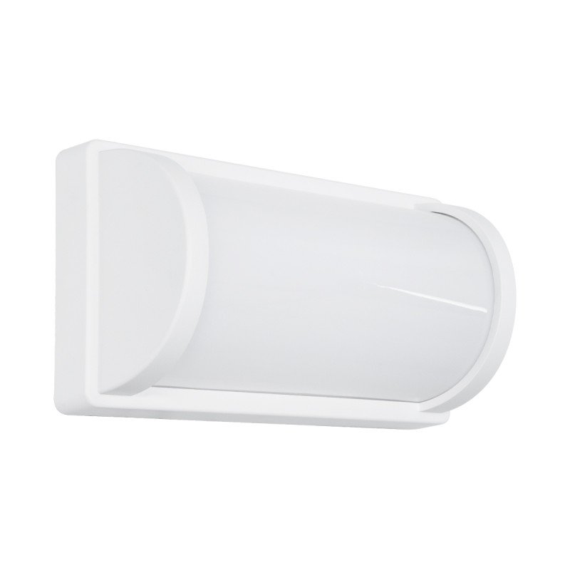 GLOBOSTAR® CELESTIAL 60694 Μοντέρνο Φωτιστικό Τοίχου - Απλίκα LED 15W 1575lm 120° AC 220-240V Αδιάβροχο IP65 Φυσικό Λευκό 4500K - Bridgelux SMD Chip - Λευκό Ματ - Μ26 x Π9 x Υ13.5cm - 3 Χρόνια Εγγύηση
