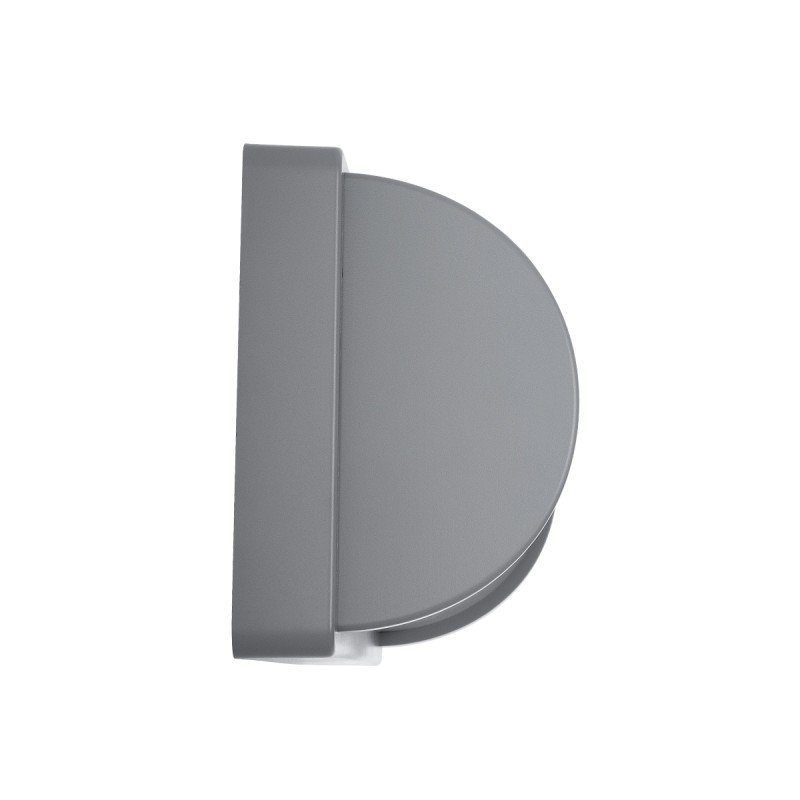 GLOBOSTAR® CELESTIAL 60695 Μοντέρνο Φωτιστικό Τοίχου - Απλίκα LED 15W 1575lm 120° AC 220-240V Αδιάβροχο IP65 Φυσικό Λευκό 4500K - Bridgelux SMD Chip - Γκρι Ματ - Μ26 x Π9 x Υ13.5cm - 3 Χρόνια Εγγύηση