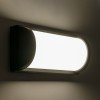 GLOBOSTAR® CELESTIAL 60696 Μοντέρνο Φωτιστικό Τοίχου - Απλίκα LED 15W 1575lm 120° AC 220-240V Αδιάβροχο IP65 Φυσικό Λευκό 4500K - Bridgelux SMD Chip - Μαύρο Ματ - Μ26 x Π9 x Υ13.5cm - 3 Χρόνια Εγγύηση