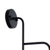 GLOBOSTAR® MAGEOR 01120 Vintage Φωτιστικό Τοίχου - Απλίκα με Ντουί 1 x E27 AC 220-240V IP20 - Μαύρο & Χρυσό - Μ22 x Π30 x Υ40cm