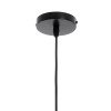 GLOBOSTAR® BINGLEY 01169 Vintage Κρεμαστό Φωτιστικό Οροφής με Ντουί 1 x E27 AC 220-240V IP20 - Διάφανο & Χρυσό - Μ18 x Π18 x Υ20cm